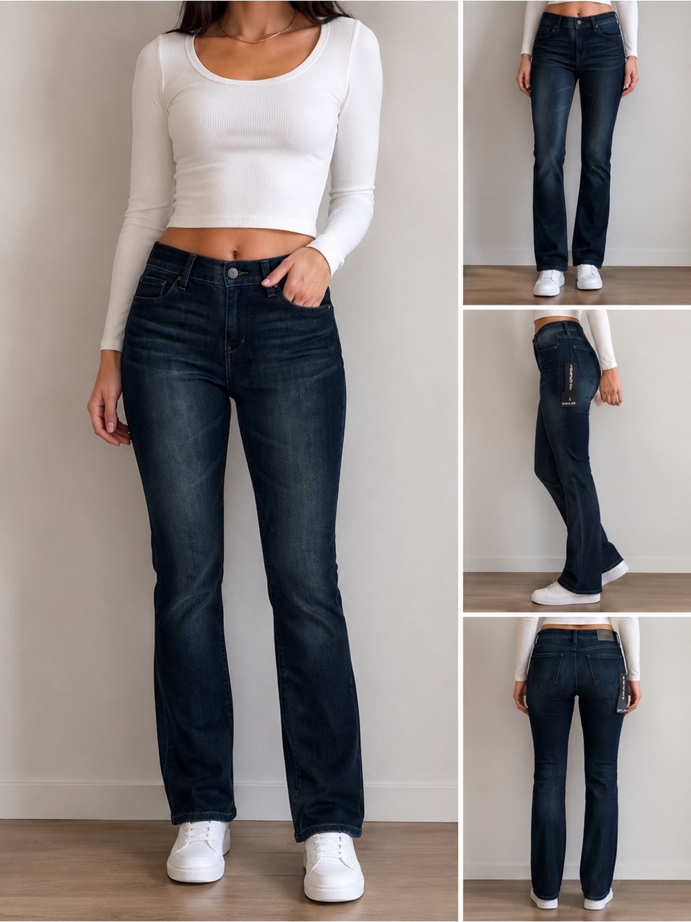 DKNY Jeans Curvy Skinny Low Rise Dark Wash Jeans NWT Size 6